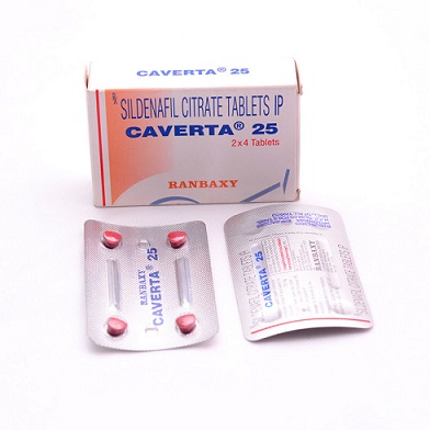 Caverta 25 mg from India